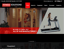 Tablet Screenshot of fitnesssolutionsinc.net
